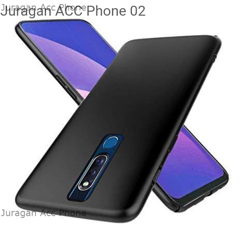 Soft Case Blackmatte Oppo F11 Pro Casing Silikon  Black Matte Hitam Polos Oppo F11 Pro Terbaik