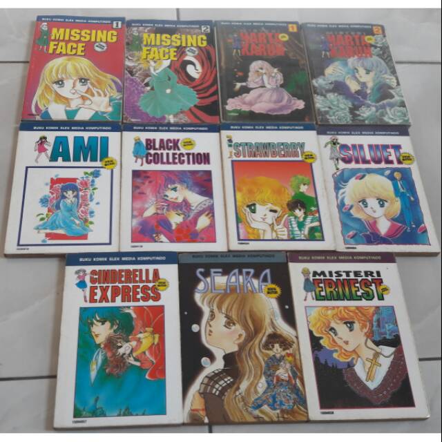 Komik misteri jual set 11 buku