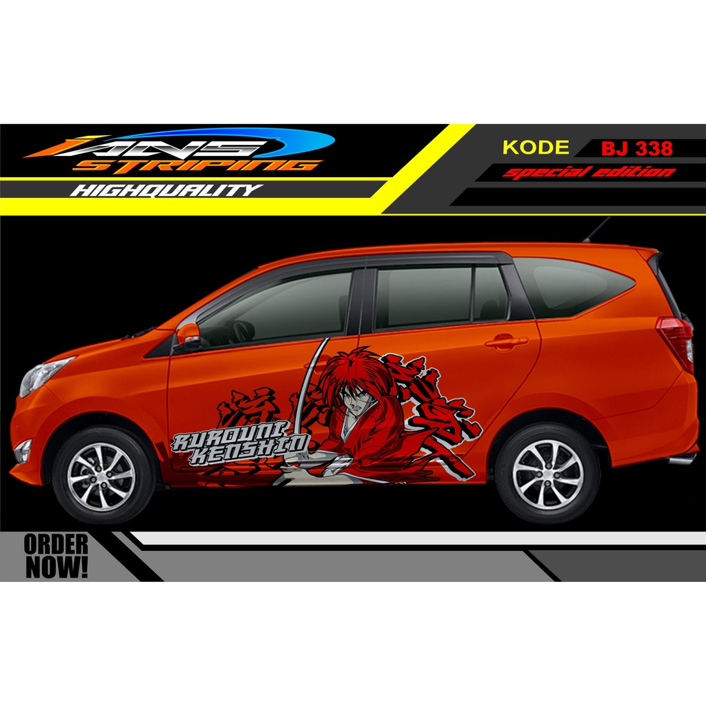 STICKER MOBIL SIGRA, CALYA, AVANZA, RUSH, TERIOS / DECAL STICKER MOBIL / STICKER MOBIL TERBARU