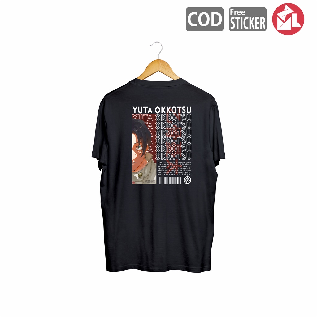 uwantstore99 KAOS YUTA OKKOTSU JUJUTSU KAISEN BAJU KAOS ANIME COSPLAY JEPANG POPULER PRIA WANITA JUM