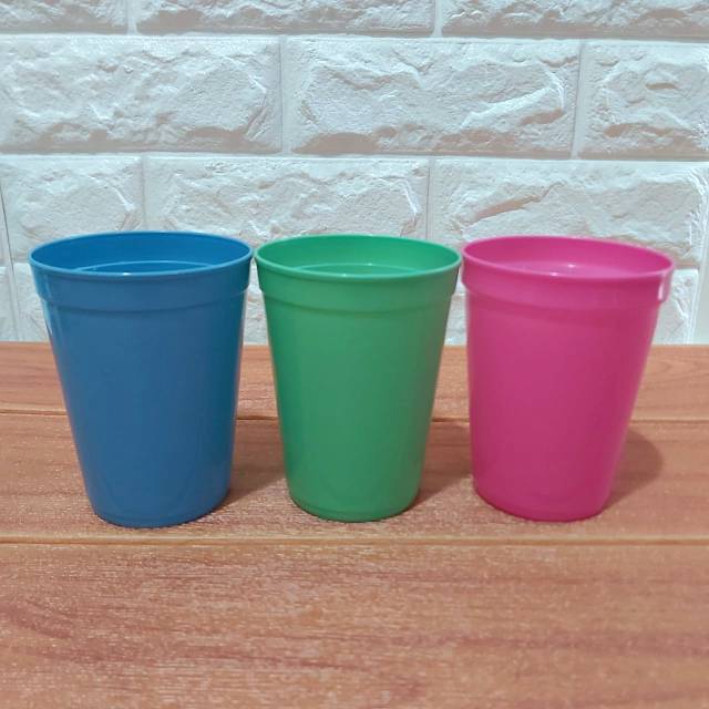 [ TANTOS ] Gelas Baleno / Plastic Glass / Gelas Plastik 350ml