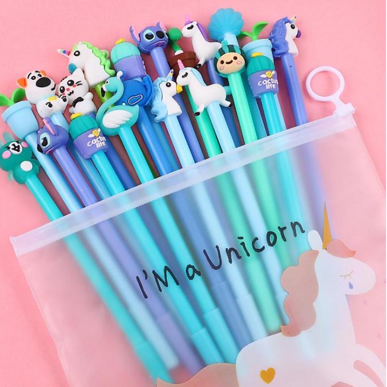 

Lebih Puas COD 1 LUSIN PULPEN GEL MOTIF FREE TEMPAT PENSIL TRANSPARAN UNICORN PP28