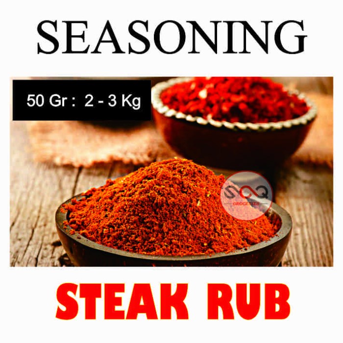 

NEW Steak Seasoning 50gr / Steak Rub / Bumbu Marinasi / Bumbu Steak