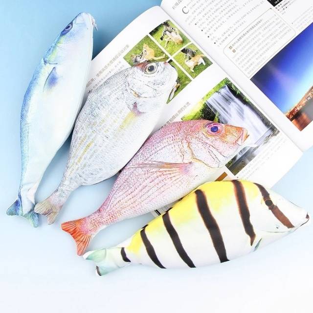 

Soft Cloth Fish Pencil Case / Tempat Pensil Ikan Lucu Lembut