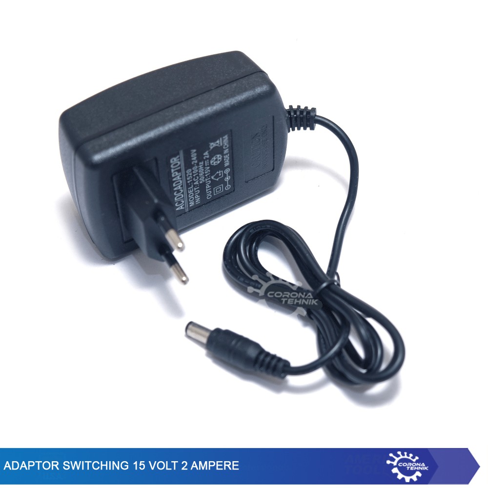 Model switching - Adaptor 15 Volt 2 Ampere