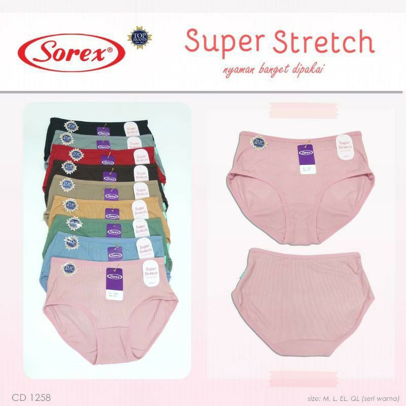 CD Sorex 1258 Wanita Celana  Dalam Super Soft Wanita 