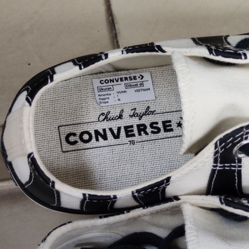 Converse Chuck Taylor 1970s Ox Hacked Archive Zebra