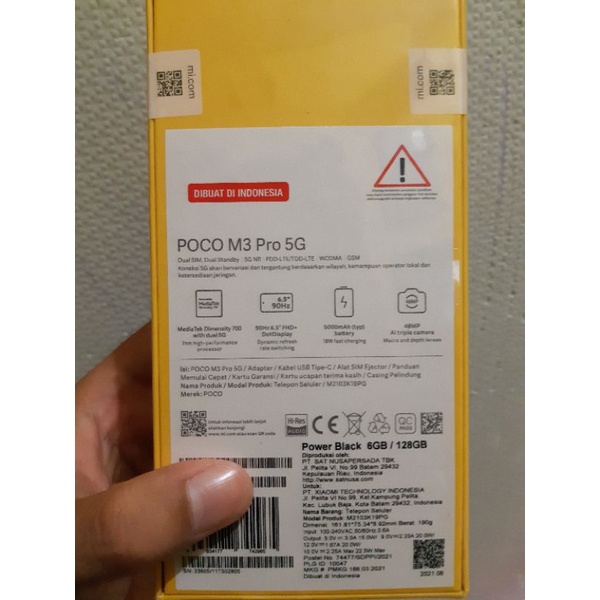 POCO M3 Pro 5G (NEW) 6/128 Termurah