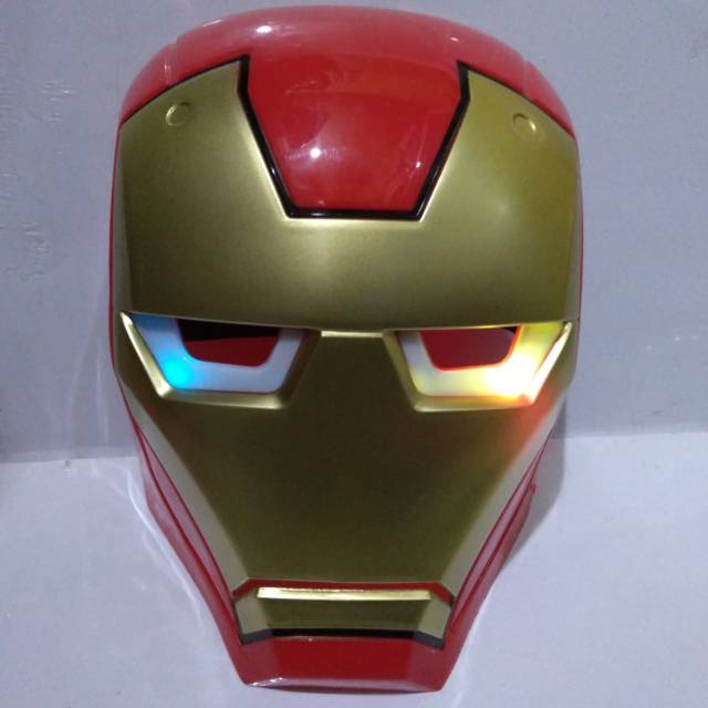 Mainan topeng iron man led