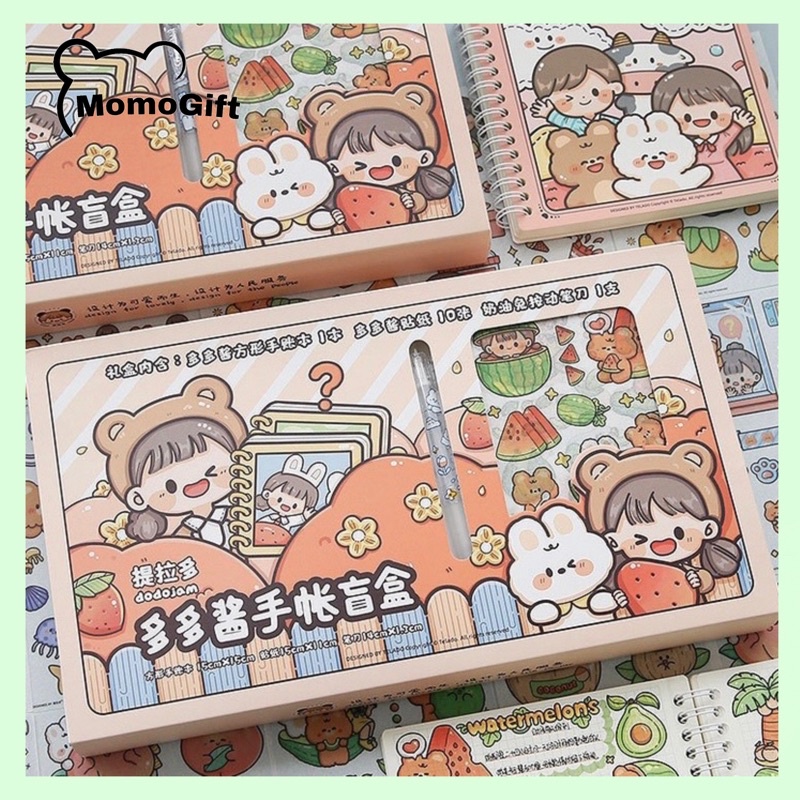 

Buku Diary Set Blind Box Jurnaling Notebook TLD61