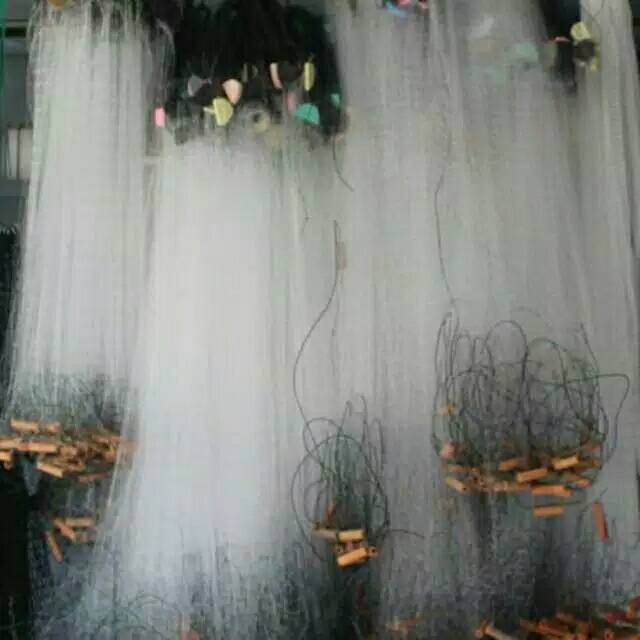 Jaring ikan lempar siap pakai panjang 10 meter