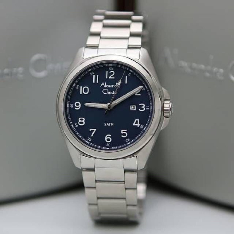 JAM TANGAN PRIA ALEXANDER CHRISTIE AC 8631 / AC8631 RANTAI PASIR ORIGINAL GARANSI