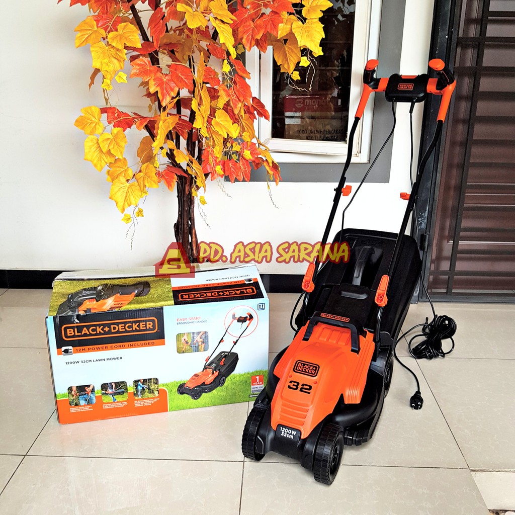 Mesin Potong Rumput Dorong Black Decker Brush Cutter Lawn Mower Bemw32n Shopee Indonesia