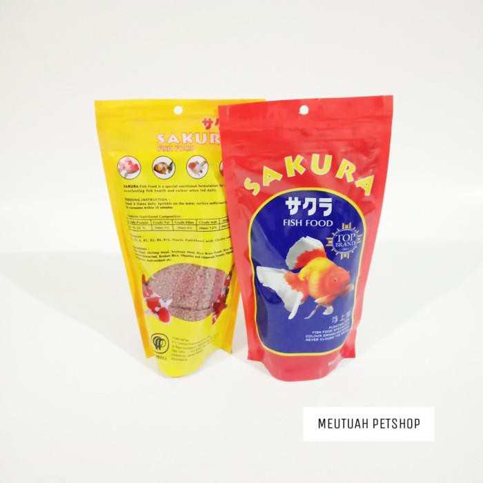 

Makanan Ikan / Fish food / Pellet ikan merek SAKURA 100 Gram