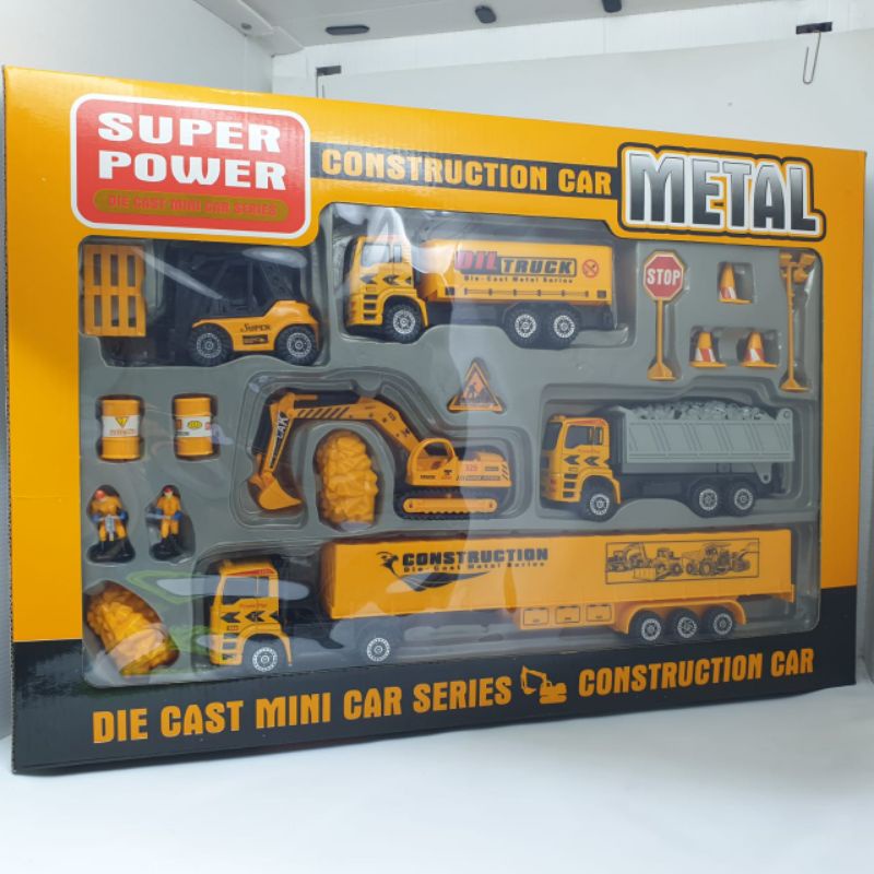Diecast Metal Construction / konstruksi alat berat F15