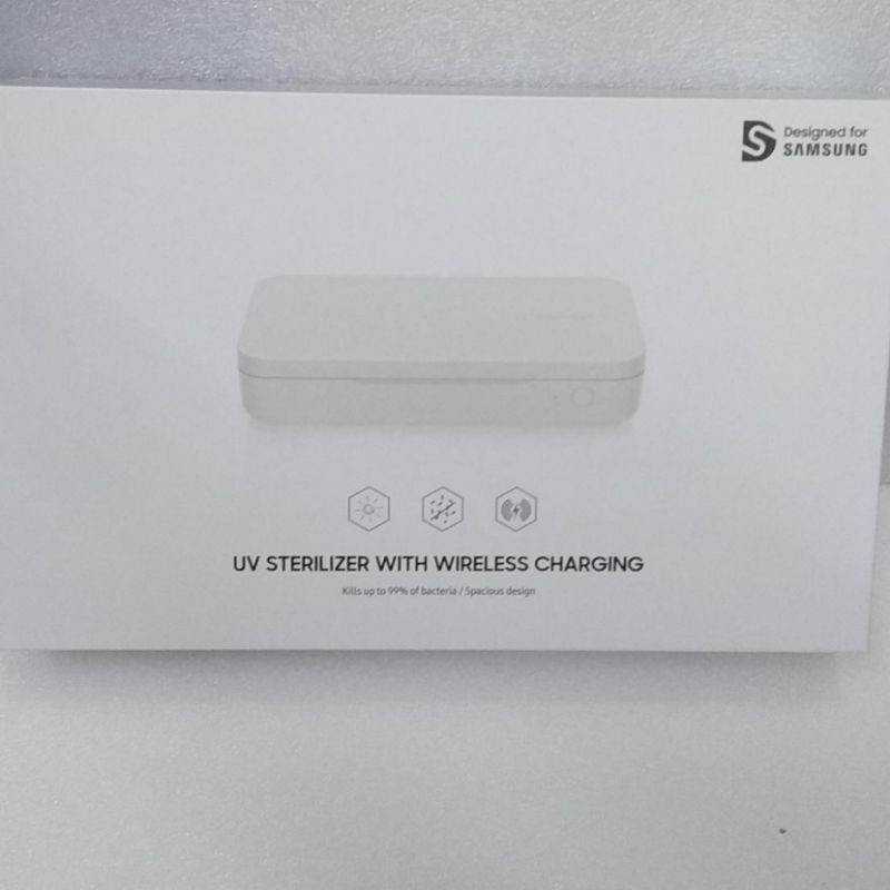 Samsung UV Sterilizer Wireless Charging Charger Basmi Kuman Steril Bakteri