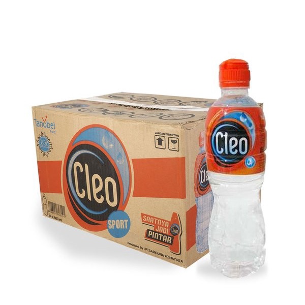 

Cleo Sport Air Mineral 600ml x 24 botol (1 box)