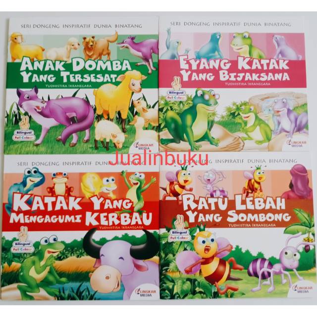 Jual Paket 10 Pcs Buku Cerita Anak Bergambar Seri Dongeng Inspiratif ...