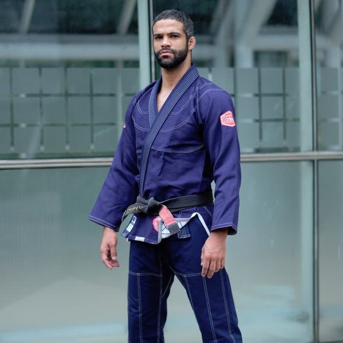 Springroll Fightwear BJJ Kimono Gi - Geometrix - Navy Blue - Size A1