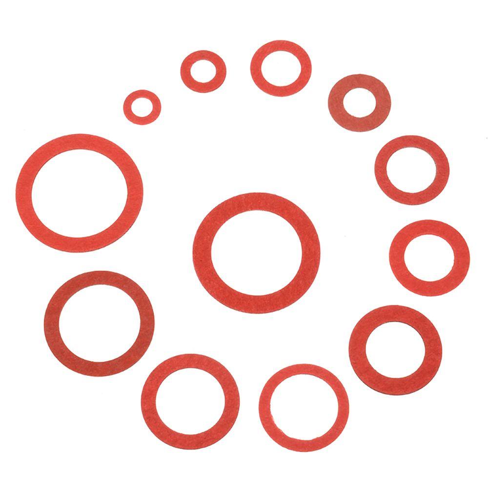Populer Flat Washer 12ukuran Aneka Kit Isolasi Spacer Alat Kertas Baja Merah