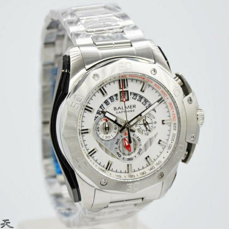 BALMER B.7993 Jam Tangan Pria Chronograph Balmer Sapphire Original Garansi Resmi