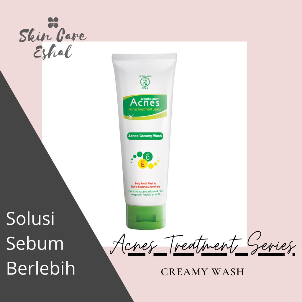 Jual ACNES CREAMY WASH DAILY FACIAL 50g | Shopee Indonesia