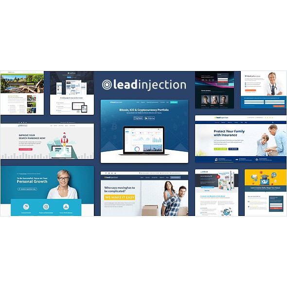 template wordpress Leadinjection – Landing Page Theme