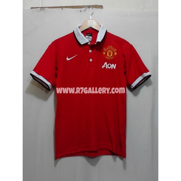 Perlengkapan Olahraga Polo Shirt Manchester United Red 1415