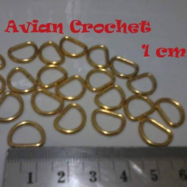 

RING D GOLD 1 CM (per lusin)