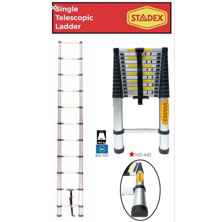 Tangga Teleskopik Single  Stadex 4.4 meter