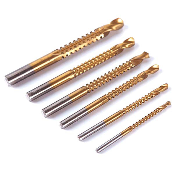 Deko Mata Bor Power Drill HSS Steel 6 PCS - Golden