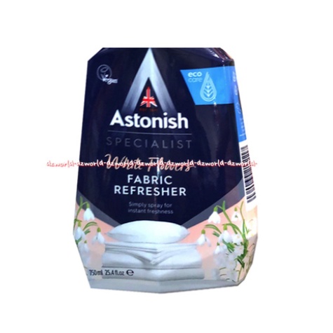 Astonish White Flowers Fabric Refresher 750ml Cairan Astonis Untuk Strika Setrika Baju Pakaian Lebih Wangi