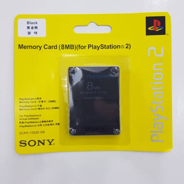 Memory card ps2 8MB / 64MB