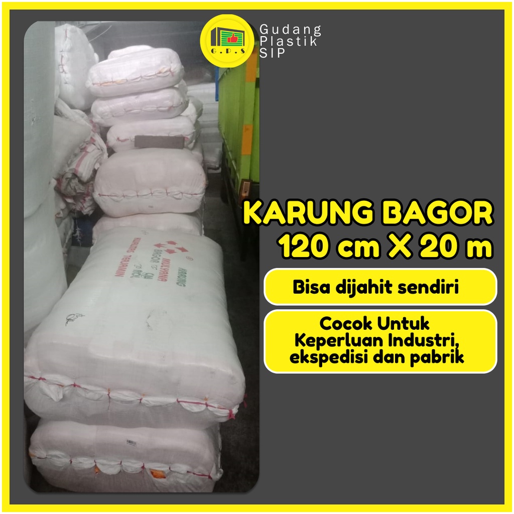 Karung Bagor/ Karung Rol/ ukuran 120 cm x 20 meter