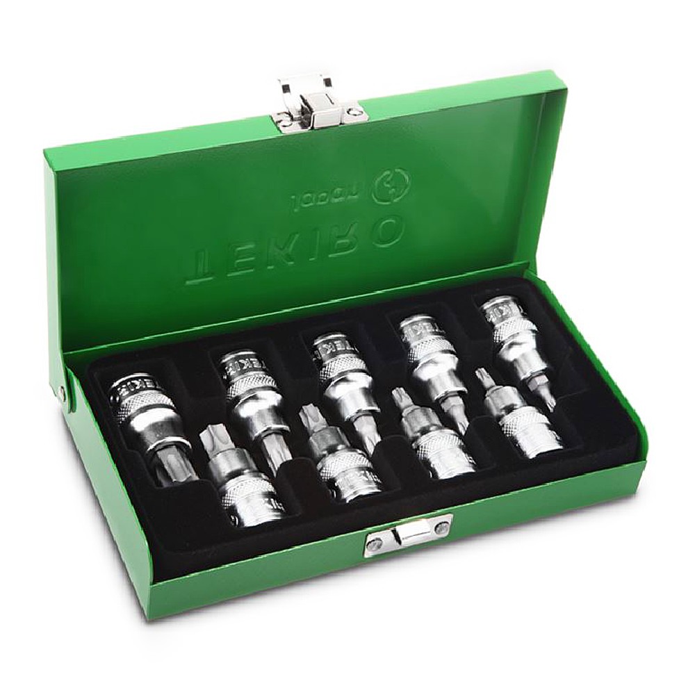 Kunci Shock L Bintang Set Tekiro 9 Pcs 1/2 Inch Box Besi Socket Set Shock Sok Sock Shok Set TEKIRO