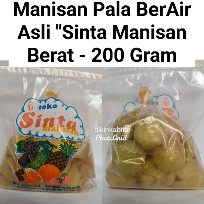 

Manisan Pala BerAir Asli Sinta Manisan Berat - 200 Gram Khas Cirebon