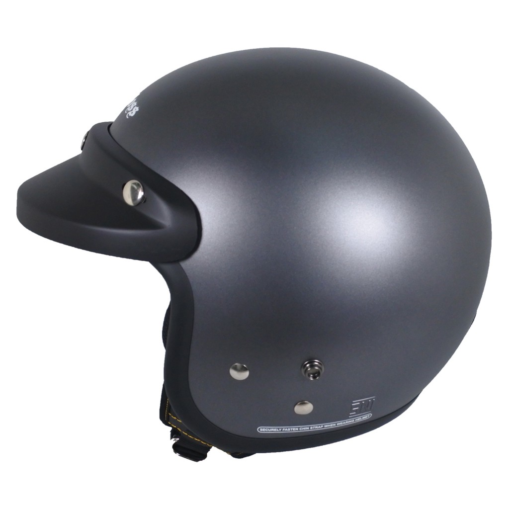 Helm Cargloss Original Retro CFM Army Half Face - Anchor Grey SG (Doff)-1