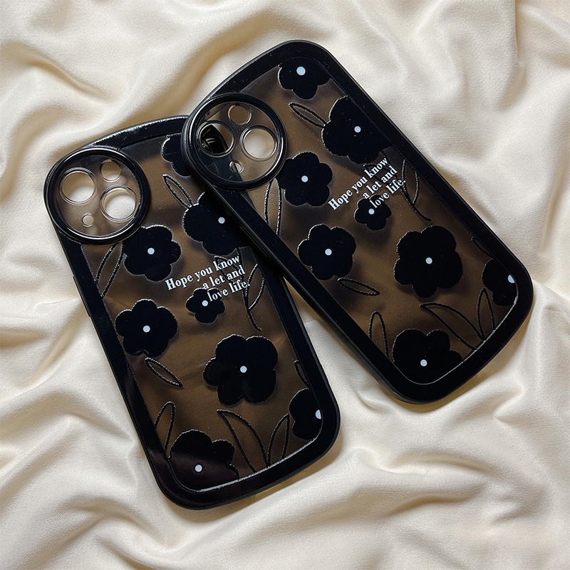 Case Pelindung Motif Daun Bunga Untuk IPhone 13 11 12 Pro MAX X XR XS MAX 6 6S 7 8 Plus SE 2020