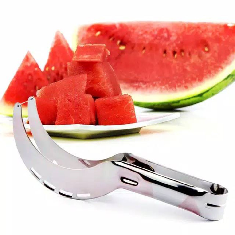 WATERMELON CUTTER SLICER PISAU PREMIUM PEMOTONG SEMANGKA STAINLESS STEEL