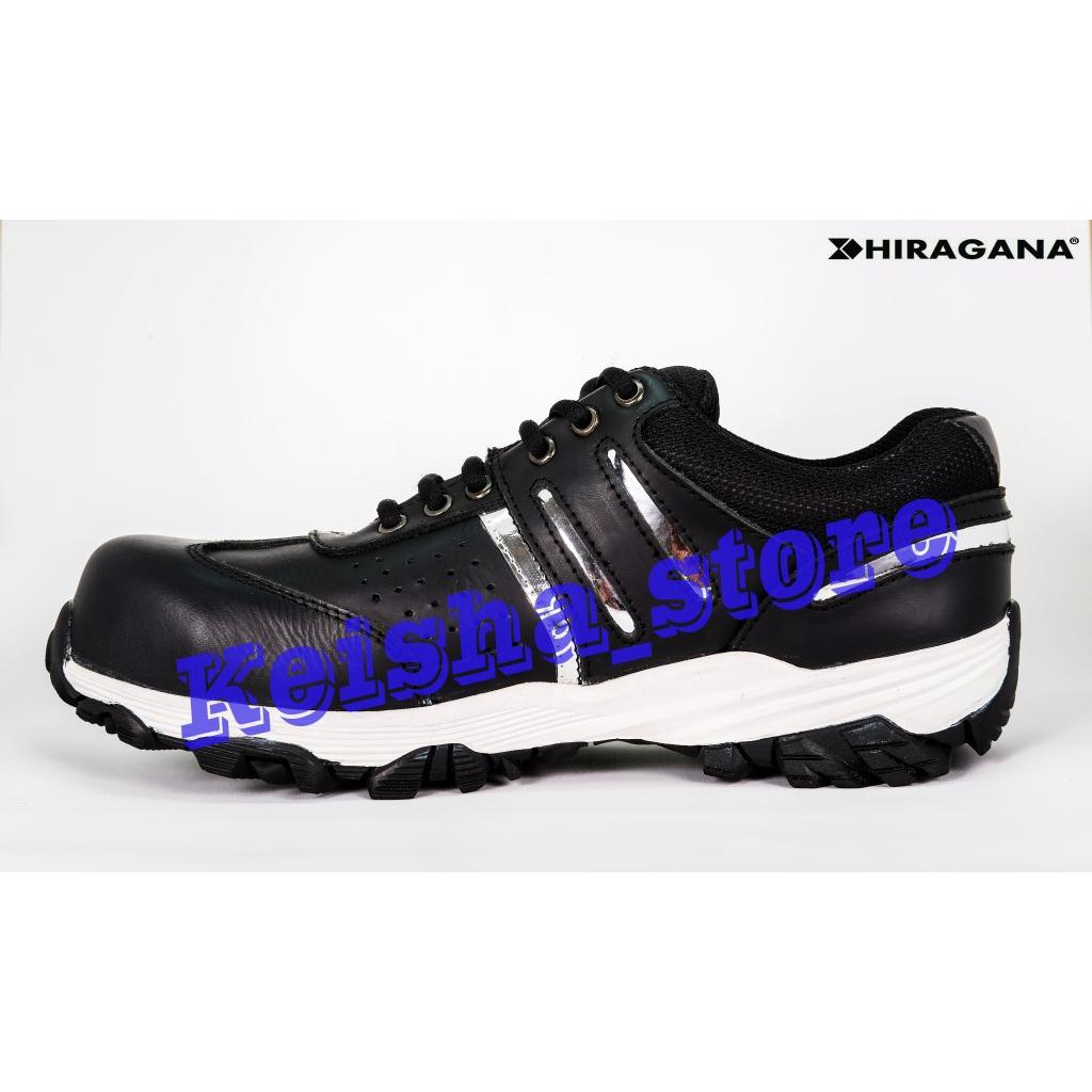 Safety Shoes Hiragana HRG-102 Hitam-Murah-Upgrade Version