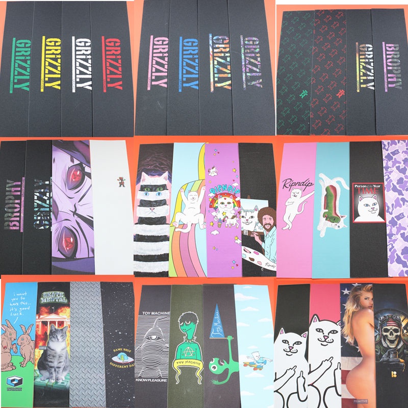 RIPNDIP Stiker Amplas Lubang Udara Untuk skateboard