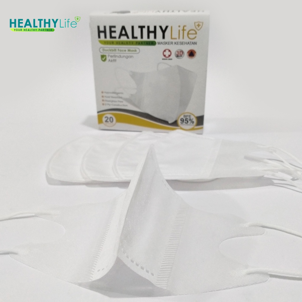 Healthylife Masker Duckbill 3D Masker 3D Masker KN95 3D Masker KN 95 Masker KN95 Duckbill