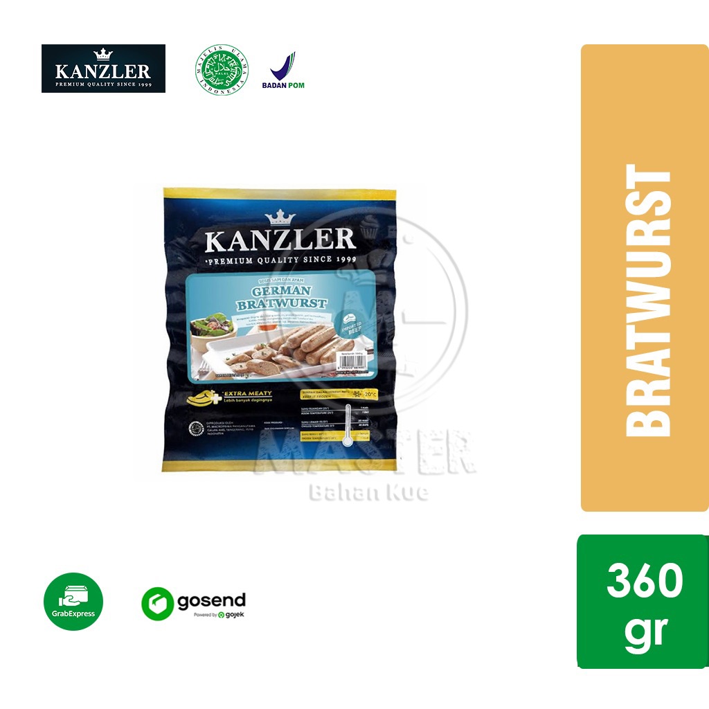 

Sosis Kanzler Bratwurst [360 gr] KHUSUS INSTANT