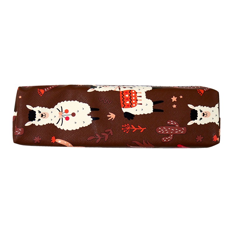 

Kotak Pensil Semi Canvas Motif Llama