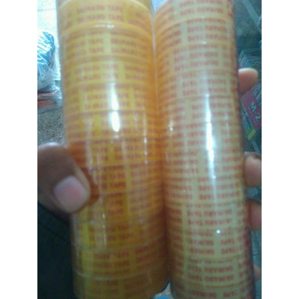 

isolasi kecil bening tebal/tipis 1dz(12pcs)