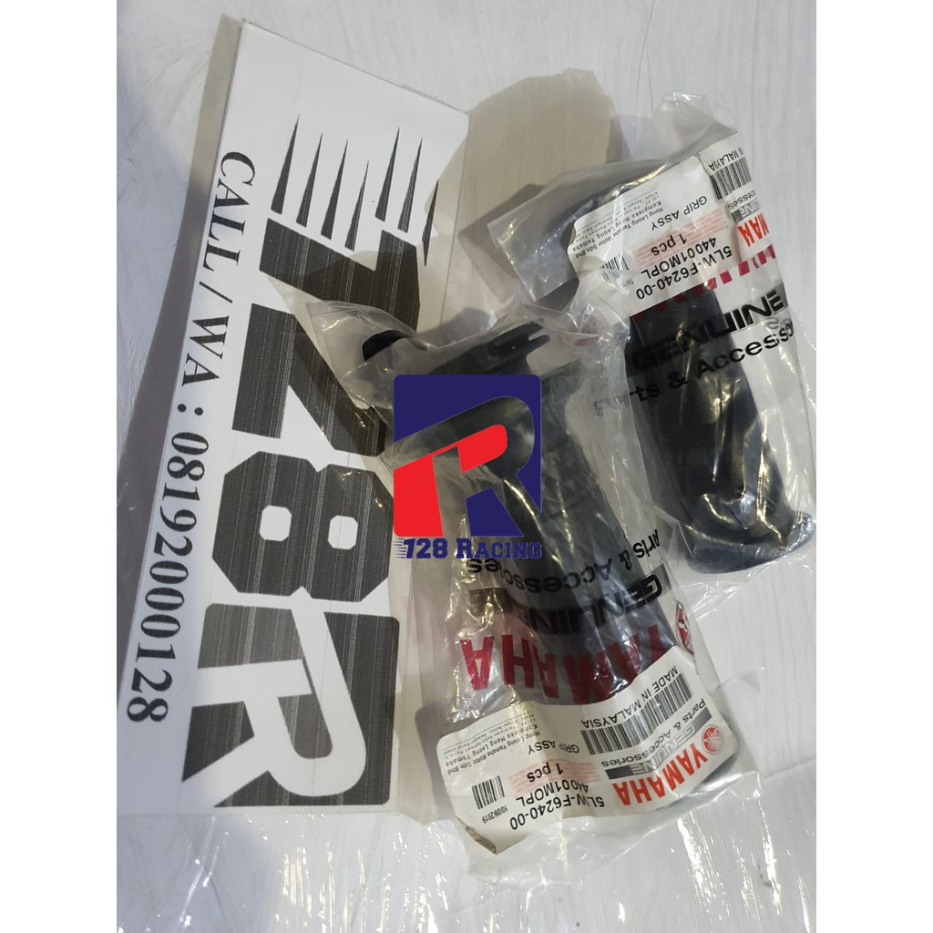 Handgrip Set Kanan Kiri Karet Nouvo Lele Nouvo Z Orisinil Yamaha Malaysia 5LW-F6240-00