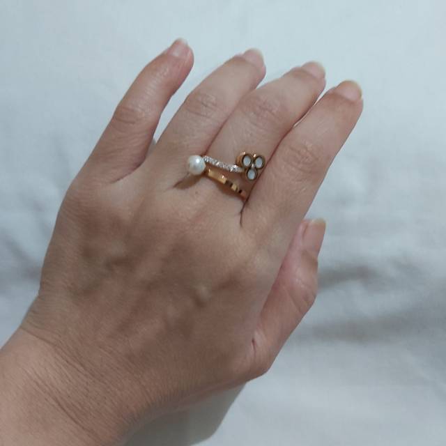CINCIN REPLIKA EMAS MUTIARA KECIL
