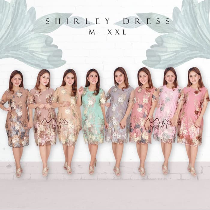 Dres Natal SHIRLEY dress pesta bodycon wanita / gaun pesta natal murah grosir - LIGHTPINK, L-XL