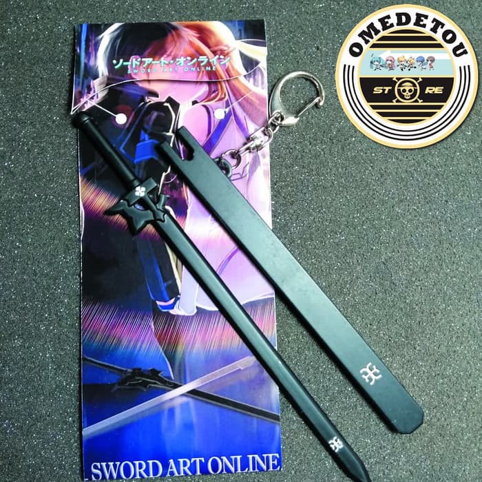 Keychain Anime Sword Art Online - Pedang Elucidator Kirito