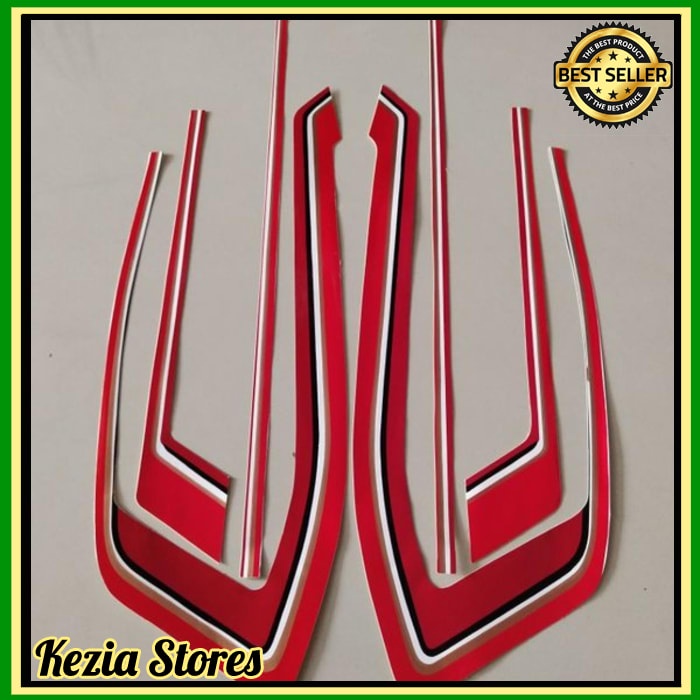 Terlaris striping honda gl pro 1983 merah putih berkualitas termurah Elegan